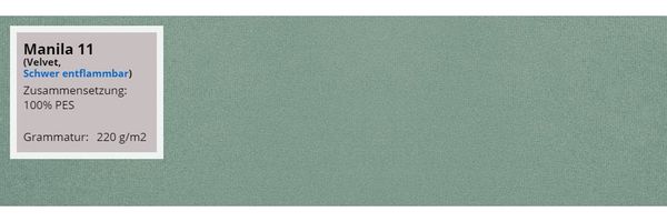 Boxspringbett Sauro Gold für Wandpaneel, Mint, 140x200 cm Bild 2