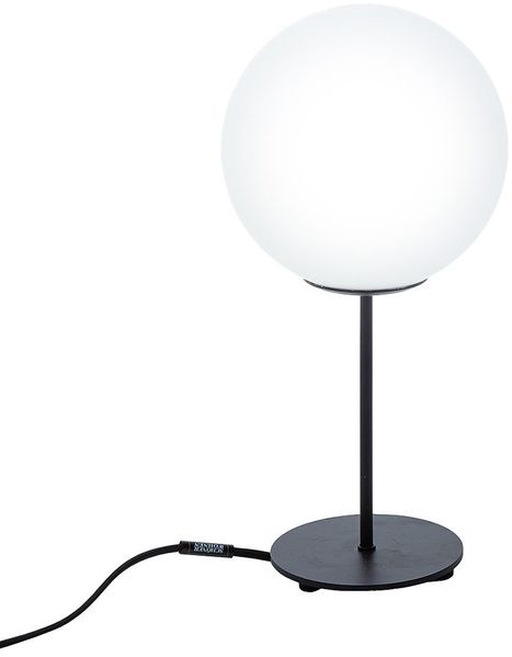 LED Tischleuchte, Metall Glas, H 41,5 cm