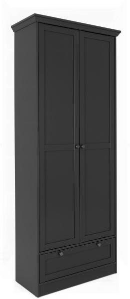 Mehrzweckschrank >Vitoria< in Anthrazit - 80x200x39cm (BxHxT)