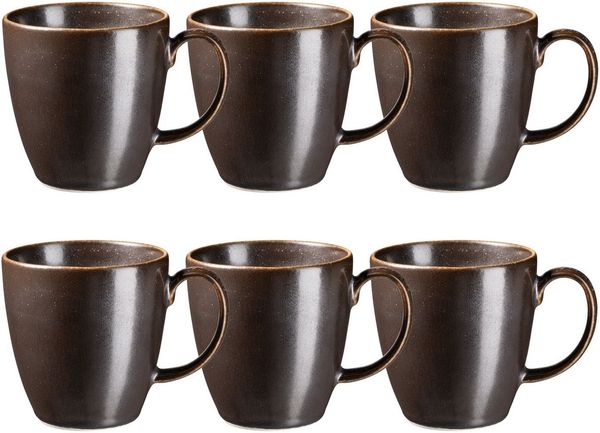 MÄSER Becher POWERFUL, Kaffeebecher Set, Porzellan, 6-tlg, Porzellan