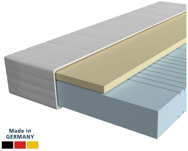 Visco-Matratze 7-Zonen Viscoschaum-Matratze, Memory Foam Matratze, AM Qualitätsmatratzen, 20 cm hoch, 80x200 cm