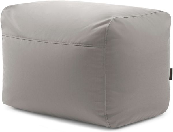 Sitzsack ‘Pouf Plus 70‘, Bezugstoff - Colorin, 100% Olefin, White grey, 45x60x70 cm cm.