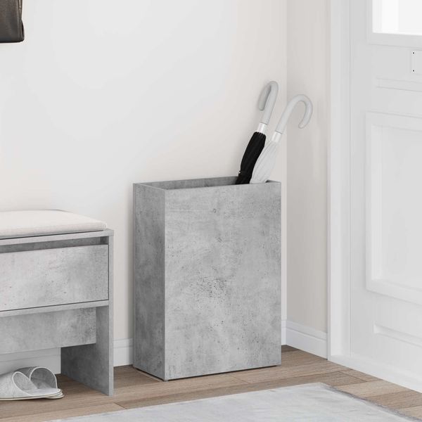 vidaXL Sonnenschirmhalter Beton Grau 40 x 20 x 55,5 cm Holzwerkstoff 899434