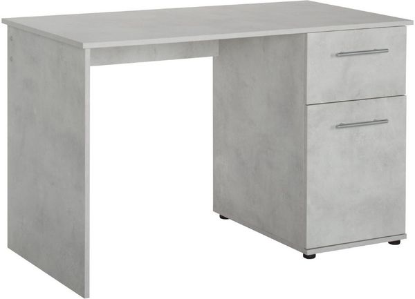 VOGL Möbelfabrik Schreibtisch Tobi, wahlweise mit 3 Schubkästen oder 1 Schubkasten/1 Tür, optional mit Tastaturauszug, Breite 115 cm
