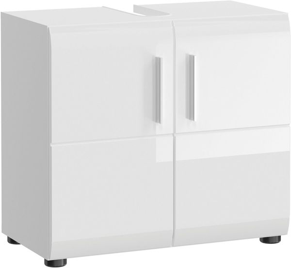 INOSIGN Waschbeckenunterschrank Florenz, Breite 60cm, 1 Einlegeboden, 2 Fächer, mit Siphonausschnitt Badmöbel, Badschrank, Schrank, Kommode, Bad, Badezimmer
