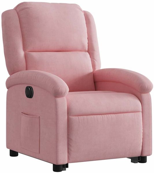 vidaXL Relaxsessel mit Aufstehhilfe Elektrisch Rosa Samt 3204326 Bild 2