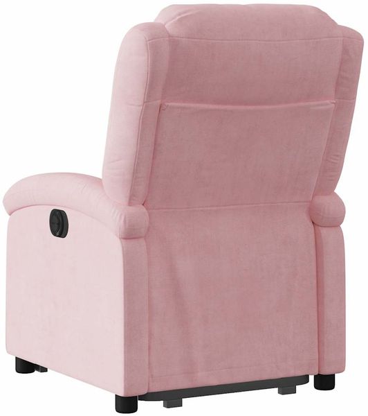 vidaXL Relaxsessel mit Aufstehhilfe Elektrisch Rosa Samt 3204326 Bild 3