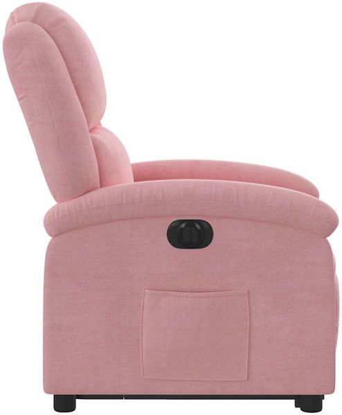 vidaXL Relaxsessel mit Aufstehhilfe Elektrisch Rosa Samt 3204326 Bild 8