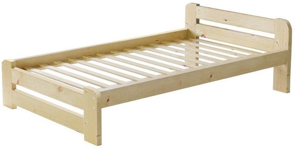 Furnify Holzbett Holzbett futtonbett bettgestell bett Sonoma 80x200 Ohne Matratze