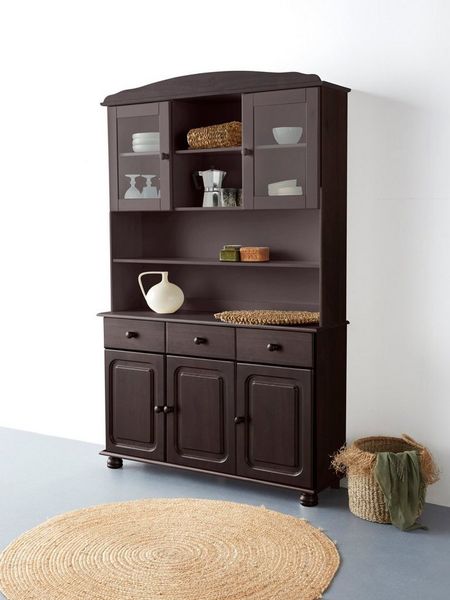 OTTO home Buffet Mette (2-St) Mit 2 Schubladen und viel Stauraum hinter 4 Türen, Höhe 181cm