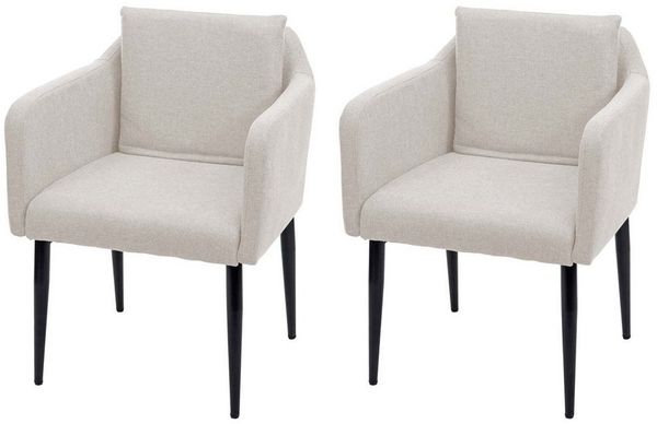 MCW Esszimmerstuhl MCW-H93-S-2 (Set, 2 St), 2er-Set, Abgerundete Rückenfläche, Bequemer Sitz, mit Reißverschluss