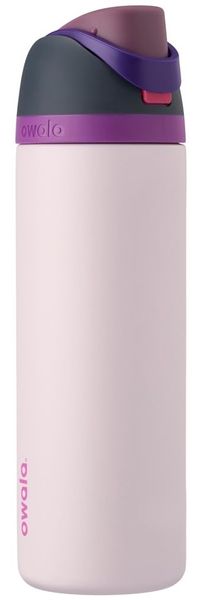 Owala FreeSip Isolierte Edelstahl Trinkflasche mit Strohhalm, 710 ml – BPA-frei, optimal für Sport, Fitness, Outdoor und Reisen, Dreamy Field