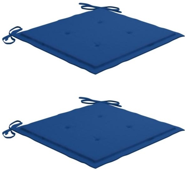 vidaXL Klappbare Gartenstühle 2 Stk. mit Kissen Massivholz Akazie 3064546 Bild 5