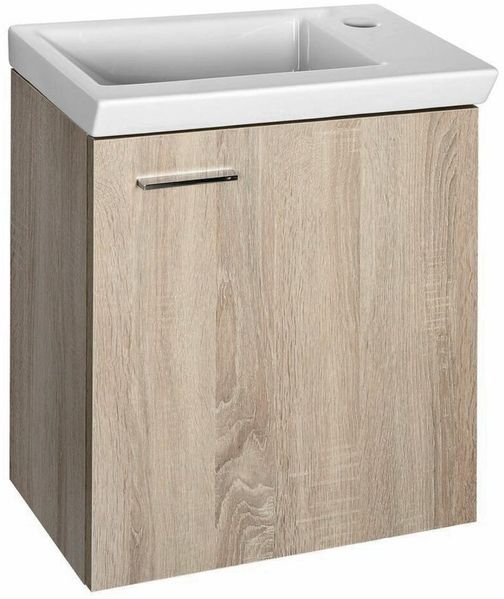 ZOJA/KERAMIA FRESH Unterschrank 44 x 50 x 25,3 cm, Platineiche