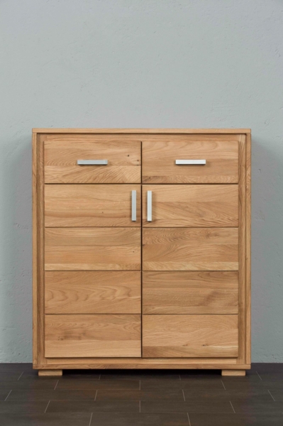 Multi Kommode Basel Wildeiche massiv geölt Bild 3