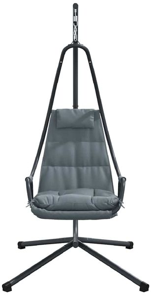 vidaXL Hängendes Ei-Stuhl Anthrazit 94 x 107 x 196,5 cm Stahl 42003852 Bild 5