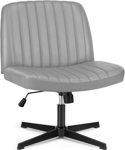 DUMOS Bürostuhl Ergonomisch, Schreibtischstuhl mit Lendenwirbelstütze, Drehstuhl mit Armlehne, Computerstuhl, Höhenverstellbarer Office Chair, Bürostühle Geeignet für Büro und Schlafzimmer (Rosa)