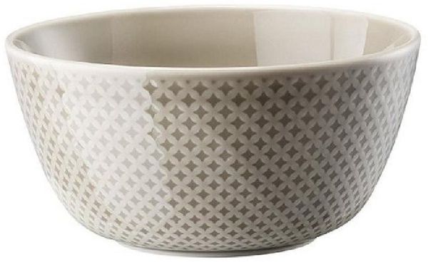 Müslischale 14 cm Junto Pearl Grey Rosenthal Bowl - Mikrowelle geeignet, Spülmaschinenfest