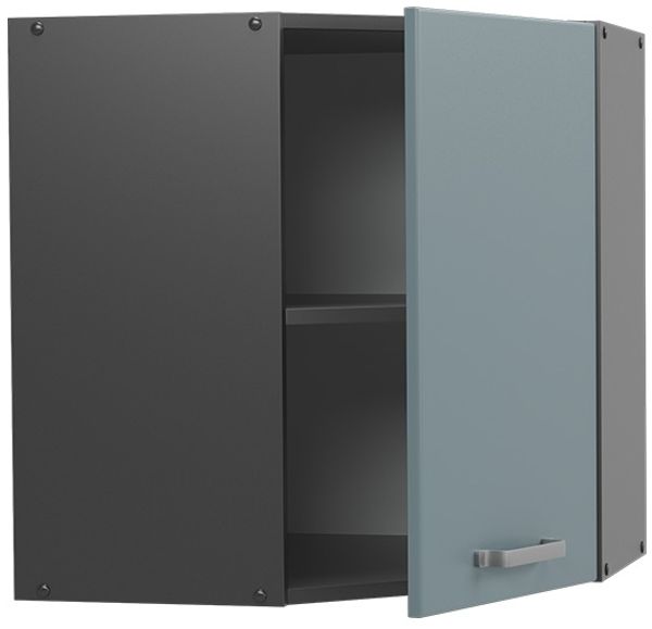 Eckhängeschrank R-Line Blau-Grau 57 cm Vicco Bild 4