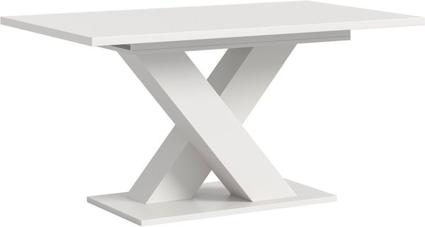 Home affaire Esstisch Motus, ausziehbar 150 -190 cm, inklusive 40 cm Einlegeplatte (Set, 1-St), X-Gestell mit Bodenplatte, Tisch, Küchentisch, Esszimmer, Küche