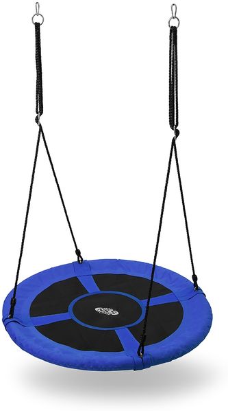 NILS CAMP NB5031 Nestschaukel Blau 100 cm Garten Schaukel Outdoor
