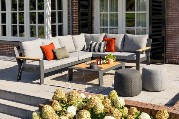 Einzel-Element Valerie mit Kissen, Anthrazit Bild 2