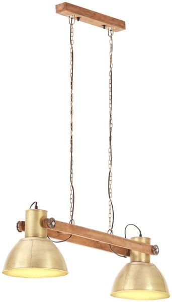 vidaXL Hängelampe Industriestil 25 W Messing 109 cm E27 320526