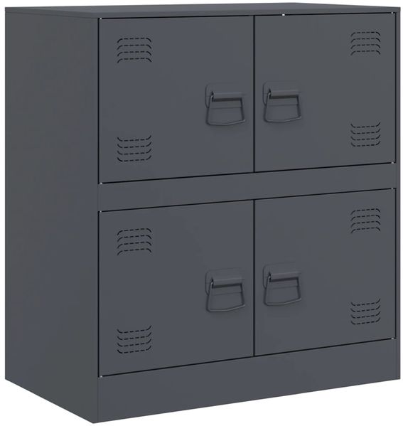 Sideboard, Kommode Anthrazit 67x39x73 cm Stahl j929p