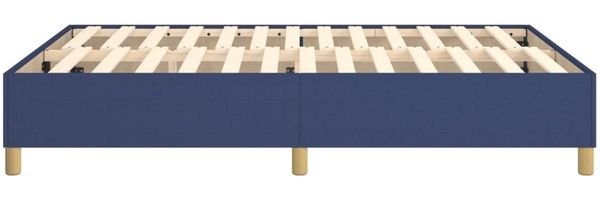 vidaXL Boxspringbettgestell Blau 140x200 cm Stoff 3120967 Bild 6