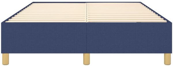 vidaXL Boxspringbettgestell Blau 140x200 cm Stoff 3120967 Bild 5