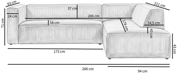 Bronx71 Ecksofa Memphis Leder cognac rechts Bild 9