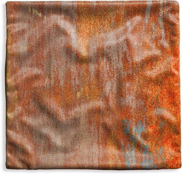 MuchoWow Dekokissen Rost - Gelb - Orange, Kissenbezüge, Kissenhülle, Deko Kissenbezug, Kissen, 40x40 cm