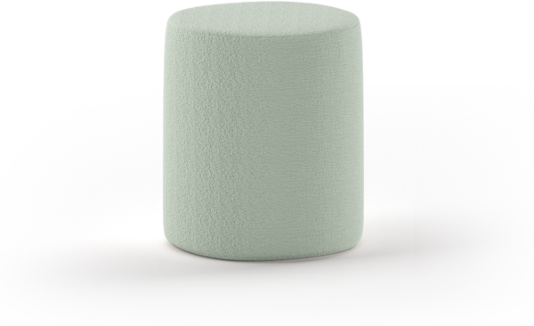 Hocker Karlotta 41x41x42 Polsterhocker Holzwerkstoff Grün