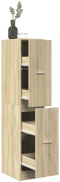 vidaXL Apothekerschrank Sonoma-Eiche 30 x 41 x 144,5 cm Holzwerkstoff 855171