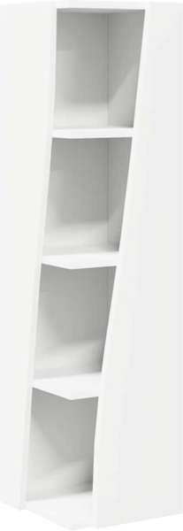 vidaXL Eckschrank Weiß 27,5 x 27 x 102 cm Holzwerkstoff 889845