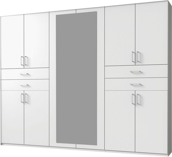 Wimex Kleiderschrank Taiga Kleiderschrank mit Spiegel OTTOs Choice Topseller mit Schubladen auf bequemer Höhe, Garderobe Schlafzimmerschrank