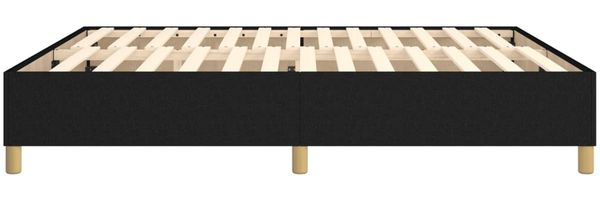 vidaXL Boxspringbettgestell Schwarz 180x200 cm Stoff 3120979 Bild 6