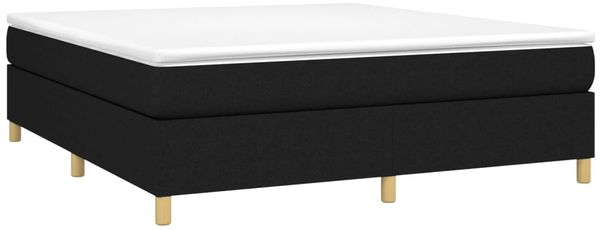 vidaXL Boxspringbettgestell Schwarz 180x200 cm Stoff 3120979 Bild 3