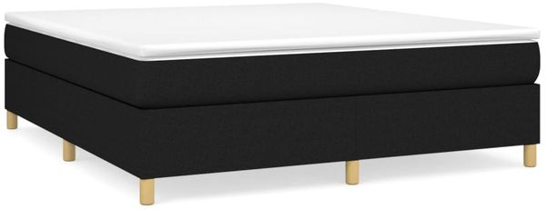 vidaXL Boxspringbettgestell Schwarz 180x200 cm Stoff 3120979 Bild 2