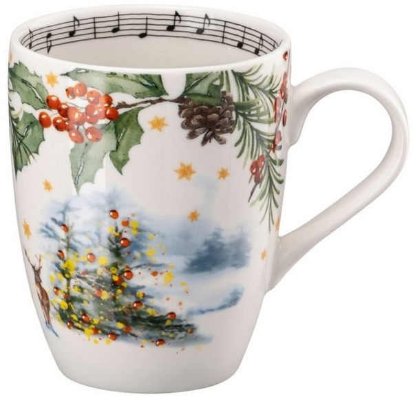 Hutschenreuther Henkelbecher Am Weihnachtsbaum Bild 3