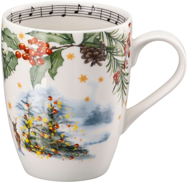 Hutschenreuther Henkelbecher Am Weihnachtsbaum Bild 4