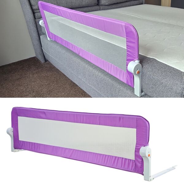 Premium Baby Bettgitter Rausfallschutz Pink 150x43cm