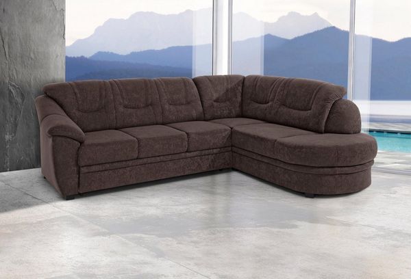 sit&more Ecksofa Savoni L-Form, wahlweise mit Bettfunktion