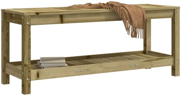 vidaXL Gartenbank 108x35x45 cm Imprägniertes Kiefernholz 832386 Bild 3