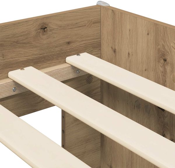 vidaXL Kinderbettgestell mit Stauraum Artisan-Eiche 90 x 200 cm 3422610 Bild 6