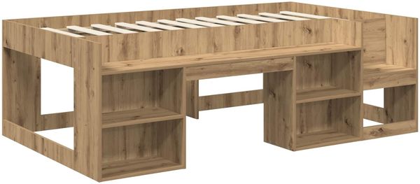 vidaXL Kinderbettgestell mit Stauraum Artisan-Eiche 90 x 200 cm 3422610 Bild 3