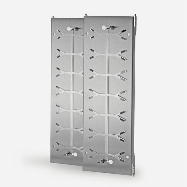 Czaja Räucherbrett Czaja Edelstahl Flammlachsbretter 2er Set - mit 180° Wendefunktion, Edelstahl, (2 er Set)