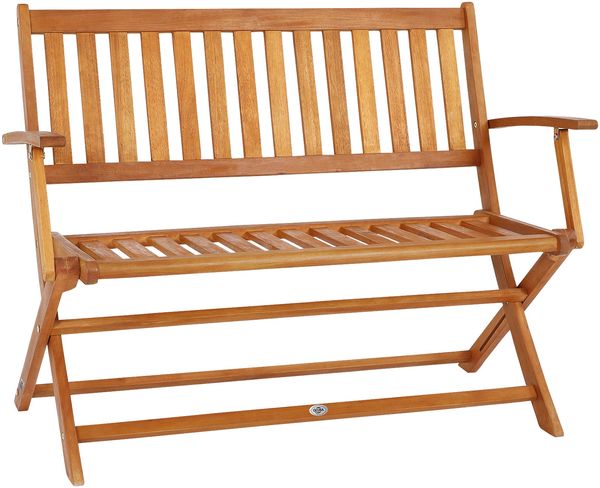 Casaria Gartenbank FSC®-zertifiziertes Eukalyptus Holz Klappbar Wetterfest