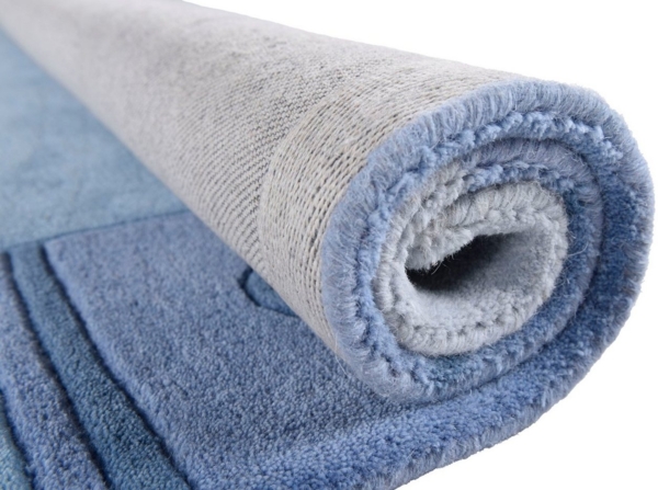 THEKO Wollteppich Ambadi, rechteckig, Höhe: 14 mm, reine Schurwolle, handgetuftet, mit Bordüre, modern Bild 3