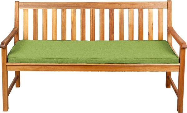 Gutekissen® Sitzkissen für Bank, Gartenschaukeln, Sitz, glatt. FK5 (100x30x5, Limette)